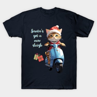 Santa Cat has got a new sleigh T-Shirt